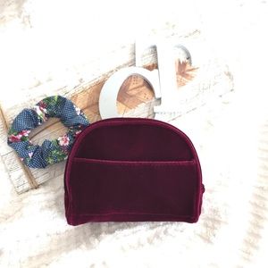 NWT Velvet Make-up Cosmetic Bag